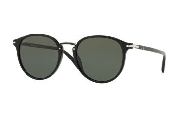 Image of Persol PO3210S Progressive Prescription Sunglasses, 51mm, Black, PO3210S-95-31-51-PRO