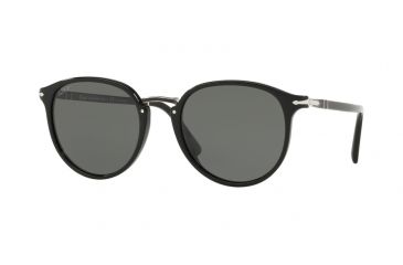 Image of Persol PO3210S Progressive Prescription Sunglasses PO3210S-95-58-51 - Lens Diameter 51 mm, Frame Color Black