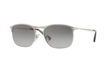 Image of Persol PO7359S Progressive Prescription Sunglasses PO7359S-1068M3-55 - Lens Diameter 55 mm, Frame Color Matte Silver/Silver