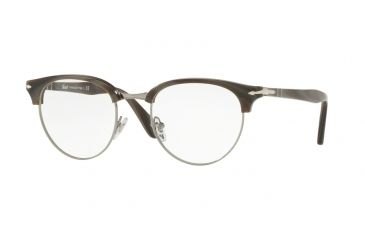 Image of Persol PO8129V Progressive Prescription Eyeglasses 1045-48 - Dark Horn Frame