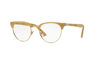 Image of Persol PO8129V Progressive Prescription Eyeglasses 1046-48 - Light Horn Frame