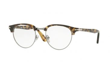 Image of Persol PO8129V Progressive Prescription Eyeglasses 1056-48 - Brown/beige Tortoise Frame