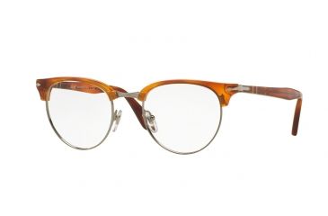 Image of Persol PO8129V Progressive Prescription Eyeglasses 96-50 - Terra Di Siena Frame