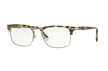 Image of Persol PO8359V Bifocal Prescription Eyeglasses 1056-53 - Brown/beige Tortoise Frame