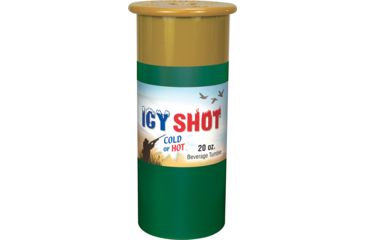 Image of Personal Security Products Psp Icy Shot 20 Oz Tumbler Shotgun Shell Look Green