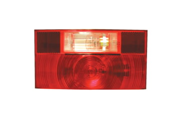 Image of Peterson Manufacturing Stop Turn &amp; Tail Light And License Light With Reflex Replacement Lens For, V25914-25