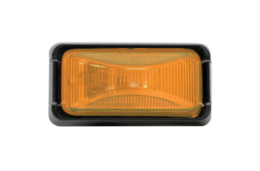 Image of Peterson The 150 Series Sealed Clearance/Side Marker Light &amp; Base, Black Base/ Amber Light, E150BKA