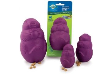 Image of Petsafe Busy Buddy Squirrel Dude, Purple, Xsmall, PTY00-13746