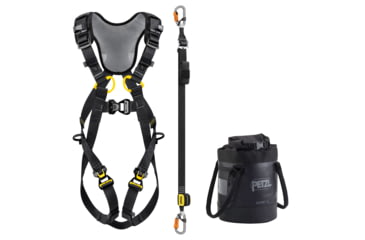 Image of Petzl Absorbica-I Vario Newton Fast International Kit, Black, Size 2 Harness, K095DA01