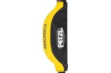 Image of Petzl Absorbica-Y Tie-Back, Black/Yellow, L015AA00