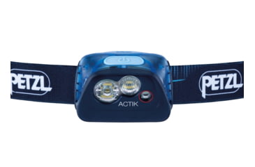 Image of Petzl Actik LED Headlamp, AAA/LR03, Red/White, 350 Lumens, Blue, E099FA01