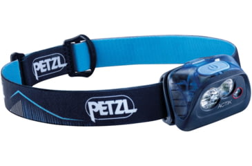Image of Petzl Actik LED Headlamp, AAA/LR03, Red/White, 350 Lumens, Blue, E099FA01