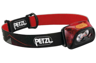 Image of Petzl Actik LED Headlamp, LR03, Red/White, 450 Lumens, Orange, E099GA01