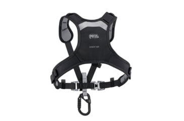 Image of Petzl Air Chest Harness For Seat Harnesses, Black, C098AA00