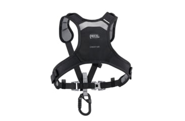 Image of Petzl Air Chest Harness For Seat Harnesses, Black, C098AA00
