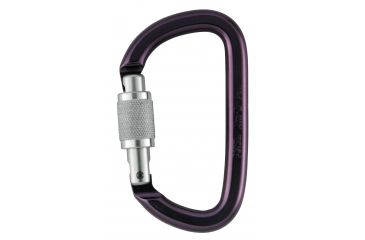 Image of Petzl Am'D Carabiner, Gray, Screw-Lock, M34A SL