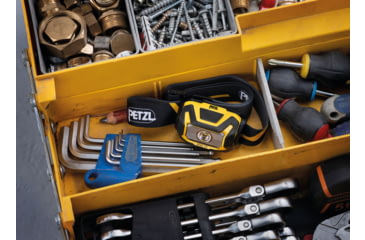 Image of Petzl Aria 1R Headlamp, Black/Yellow, E069CB00