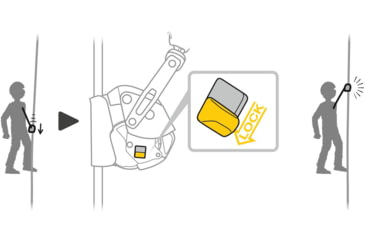 Image of Petzl ASAP Lock Mobile Fall Arrester, One Size, B071BB00