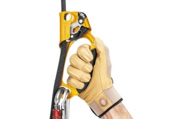 Image of Petzl ASCENSION Ergonomic Handled Ascender,Gold,Left B17ALA
