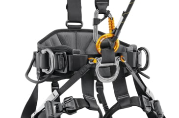 Image of Petzl Avao Fast International Harness, Black/Yellow, 1, C071DB01