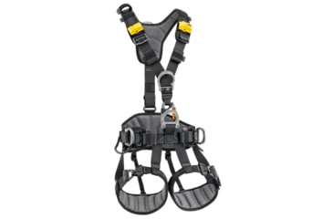 Image of Petzl Avao Fast International Harness, Black/Yellow, 1, C071DB01