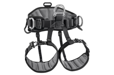 Image of Petzl Avao Sit Fast Harness, Black/Yellow, 2, C079BB02