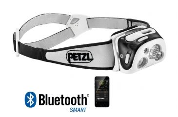 Image of Petzl Bluetooth Smart Rechargeable 300 Lumens Headlamp, Black E95 HNE