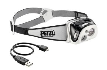 Image of Petzl Compact Rechargeable 220 Lumens Headlamp, Black E92 HNE