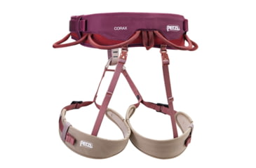 Image of Petzl Corax Climbing Harness, Dark Red, 1, C051CB00