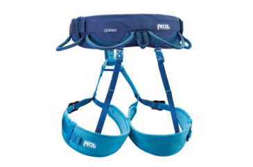 Image of Petzl Corax Climbing Harness, Navy Blue, 1, C051BB00
