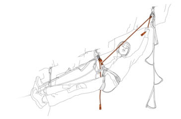 Image of Petzl Dual Evolv Adjust Lanyard, Blue, L035DA00