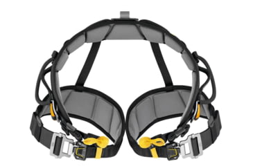 Image of Petzl Falcon Ascent Harness, Black/Yellow, 1, C038EA00