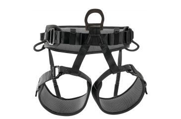 Image of Petzl Falcon Black Lightweight Rescue Harness, 1, C038AA03