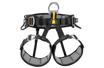 Image of Petzl Falcon Harness, Black/Yellow, 1, C038DA00
