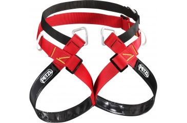 Image of Petzl Fractio Harness-Red/Black-Size 1