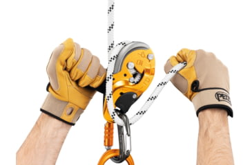 Image of Petzl Freino Z Carabiner, Black/Orange, M042BA00