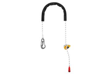 Image of Petzl Grillon Hook International Lanyard, White/Yellow, 4 m, L052CA02