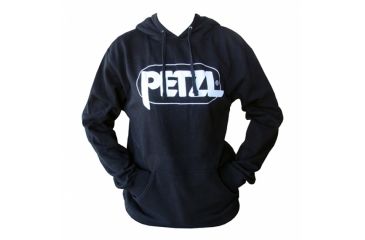 Image of Petzl Hoodie w/Logo - Men's, Black, Small, Z10ADA S