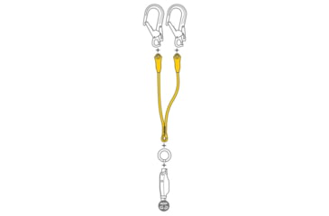 Image of Petzl Jane-Y Lanyard, 60 cm, L051AA02