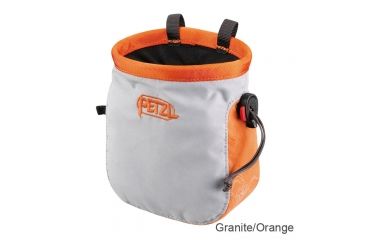 Image of Petzl Koda Chalkbag - Granite/Orange Regular