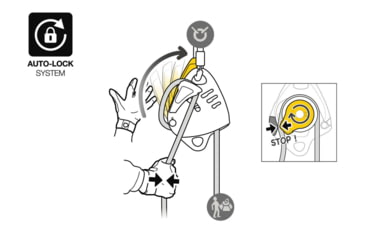 Image of Petzl Maestro L Descender, Red, 12.5-13 mm, D024BA00