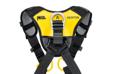 Image of Petzl Newton Fast International Harness, Black/Yellow, 2, C073DA02