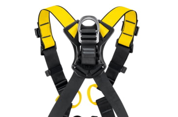 Image of Petzl Newton International Harness, Black/ Yellow, 2, C073BA02