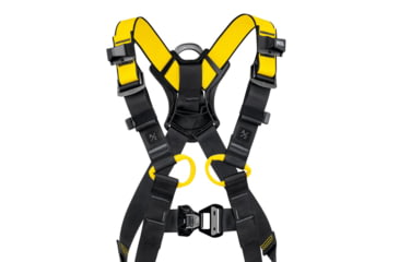 Image of Petzl Newton International Harness, Black/ Yellow, 2, C073BA02