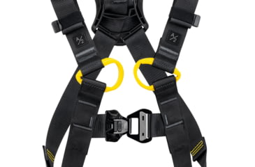 Image of Petzl Newton International Harness, Black/ Yellow, 2, C073BA02