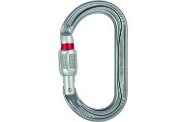 Image of Petzl OK Carabiner, Gray, Screw-Lock, M33A SL