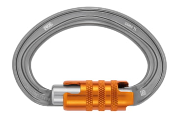 Image of Petzl Omni Triact-Lock Carabiner, Gray, M037BA00