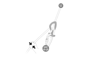 Image of Petzl Pirana Club Descender, Black, D005BA01