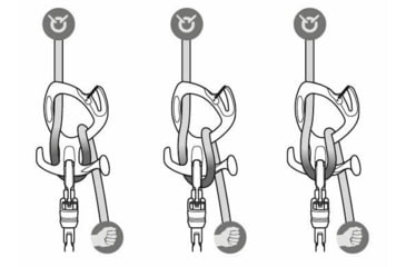 Image of Petzl Pirana Guide Descender, Orange, D005AB00