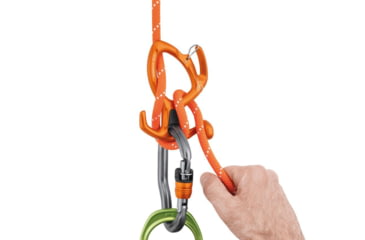 Image of Petzl Pirana Guide Descender, Orange, D005AB00